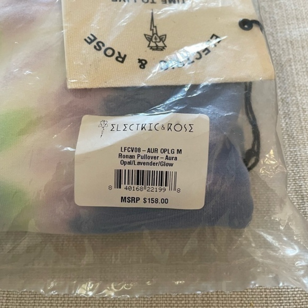 Electric & Rose Tie Dye Ronan Pullover - Picture 8 of 9